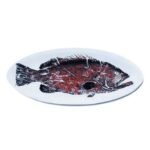 Black Grouper "Gyotaku" Platter