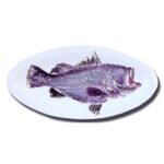 Warsaw Grouper "Gyotaku" Platter