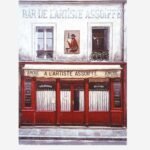 Le Bar de l'Artiste Assoiffé (Canvas Serigraph)
